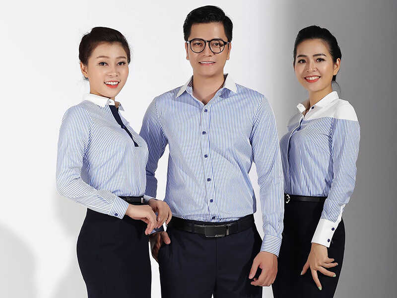 TOP ĐỊA CHỈ May áo sơ mi đồng phục công ty đẹp nhất TPHCM